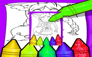 Anime Fox Girl Cute Coloring Pages